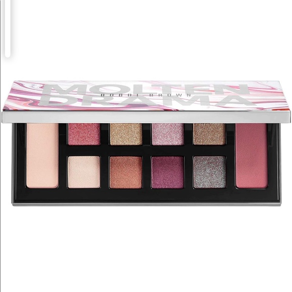 HP 🥳 NIB BOBBI BROWN Molten Drama Eyeshadow Palette 10 Pigment-Packed Shadows! - Picture 4 of 9